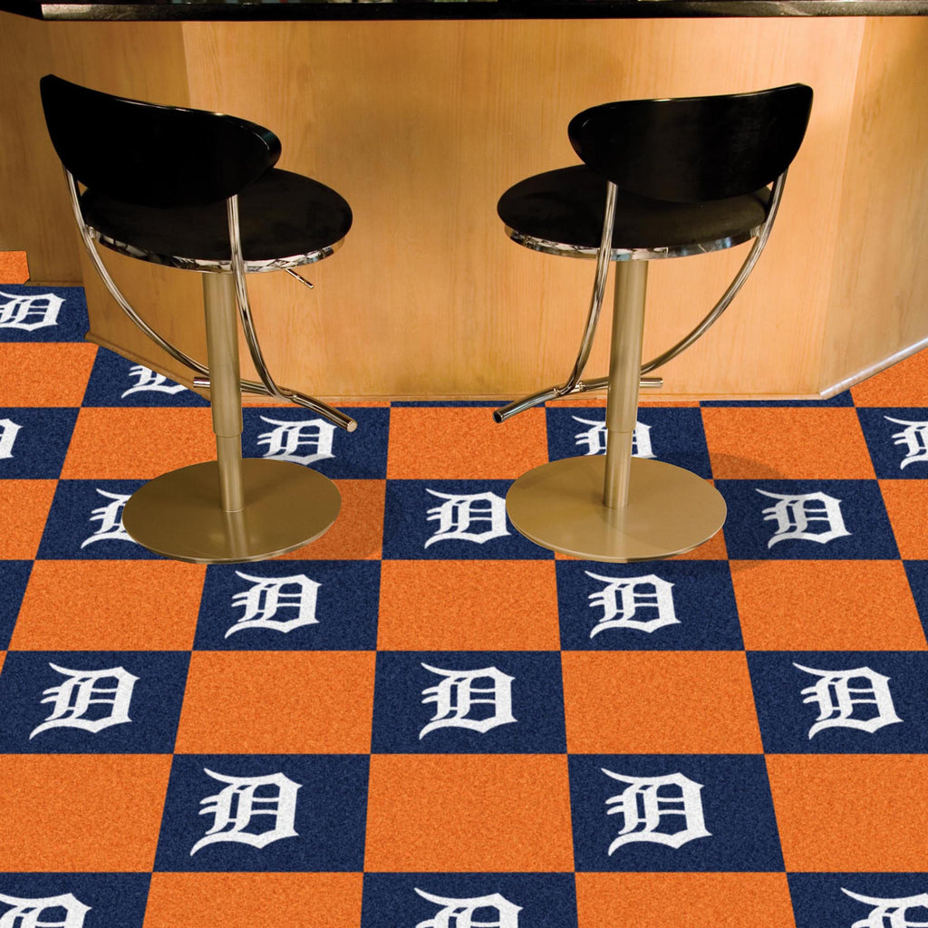 MLB - Detroit Tigers Team Carpet Tiles