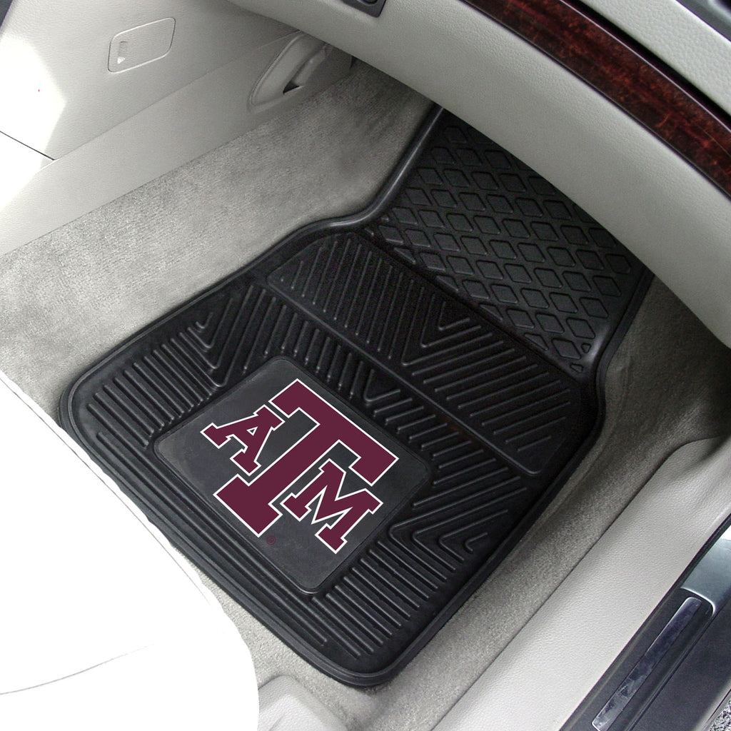 Texas A&M University 2-pc Vinyl Car Mat Set