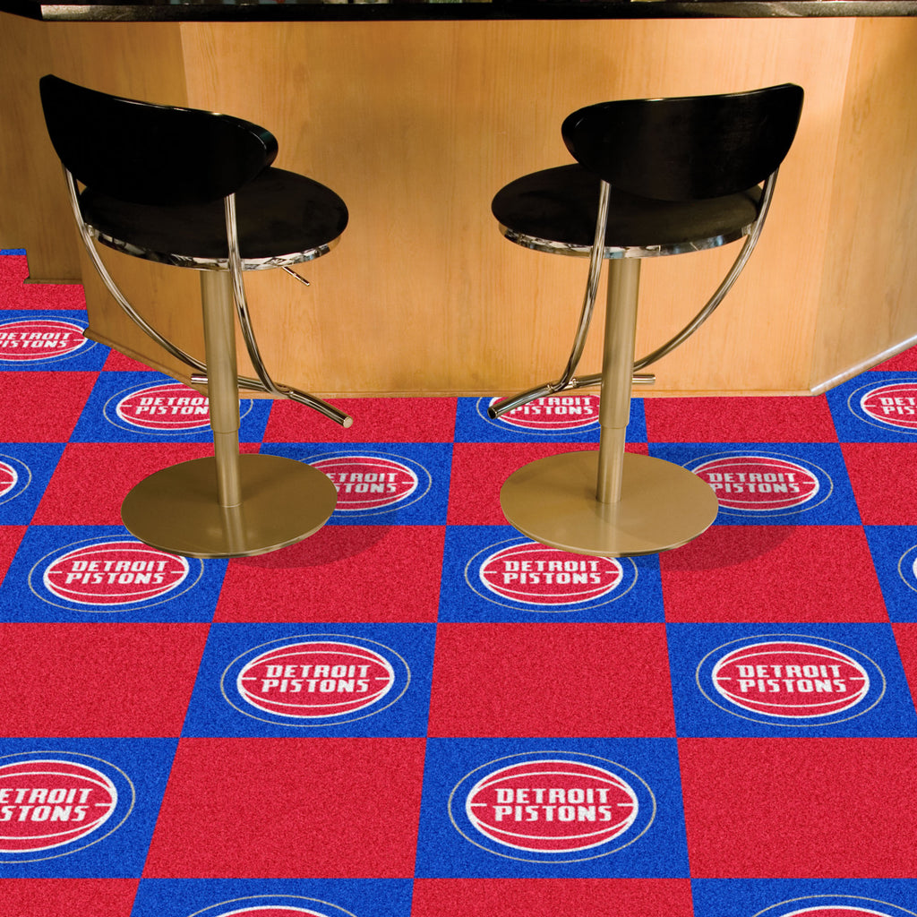 NBA - Detroit Pistons Team Carpet Tiles