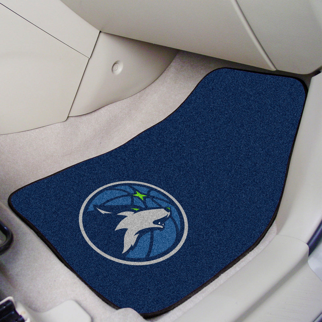 NBA - Minnesota Timberwolves 2-pc Carpet Car Mat Set