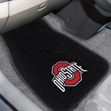 Ohio State University 2-pc Embroidered Car Mat Set