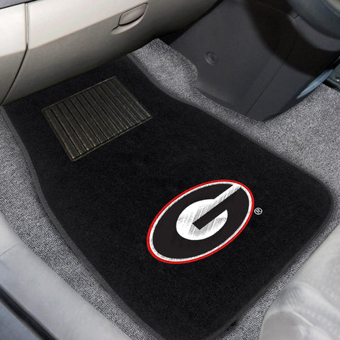 University of Georgia 2-pc Embroidered Car Mat Set