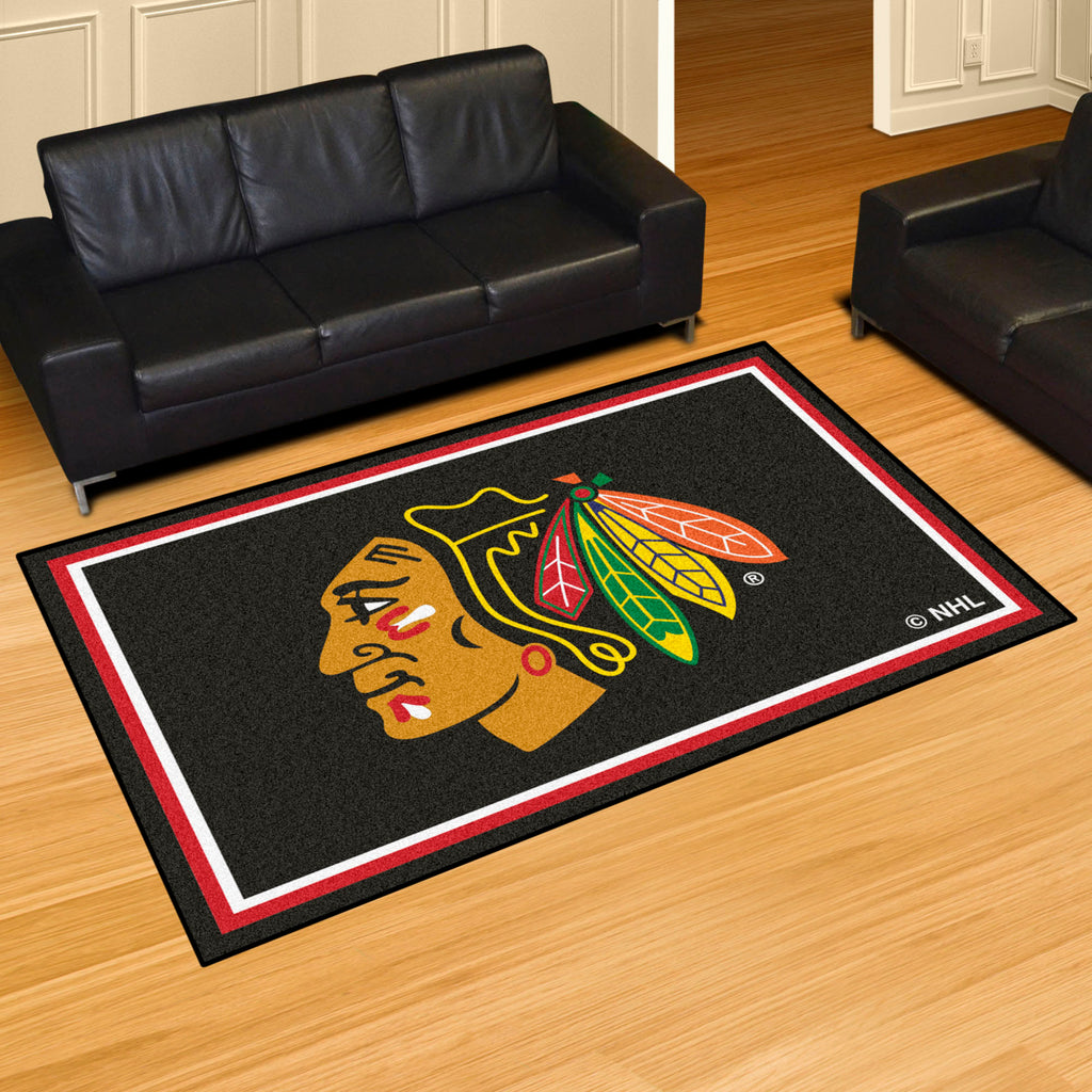 NHL - Chicago Blackhawks 5x8 Rug