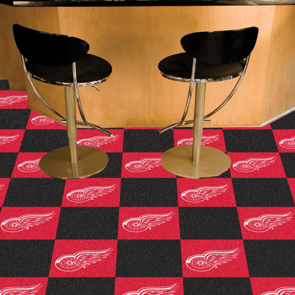 NHL - Detroit Red Wings Team Carpet Tiles