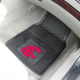 Washington State University 2-pc Vinyl Car Mat Set