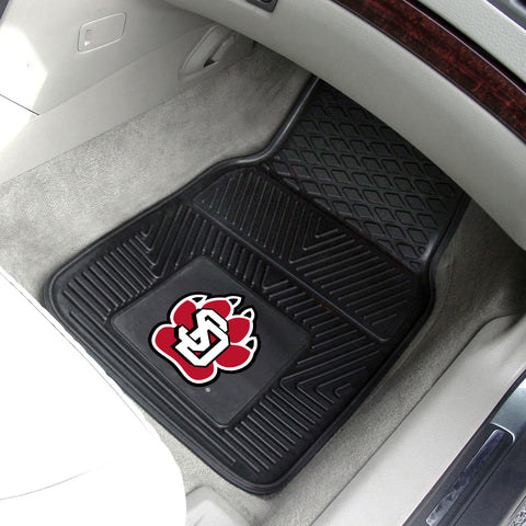 University of South Dakota 2-pc Vinyl Car Mat Set