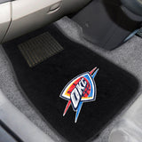 NBA - Oklahoma City Thunder 2-pc Embroidered Car Mat Set