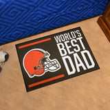 NFL - Cleveland Browns Starter Mat - World's Best Dad