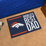 NFL - Denver Broncos Starter Mat - World's Best Dad