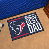 NFL - Houston Texans Starter Mat - World's Best Dad