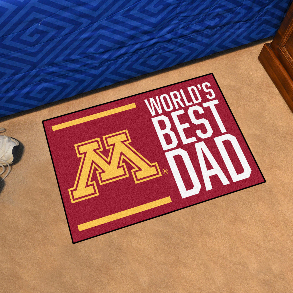 University of Minnesota Starter Mat - World's Best Dad