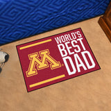 University of Minnesota Starter Mat - World's Best Dad