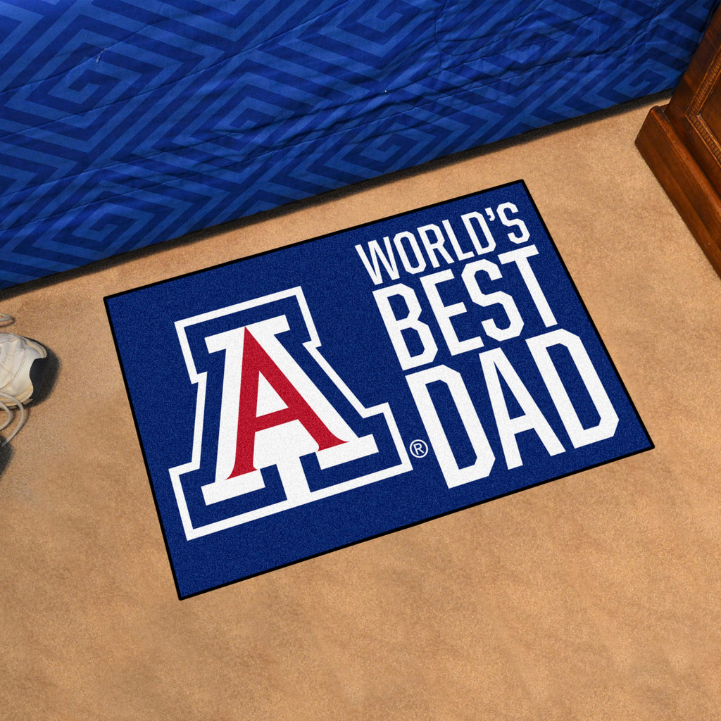 University of Arizona Starter Mat - World's Best Dad