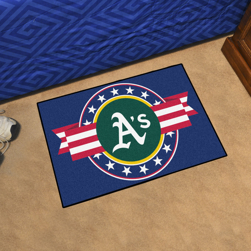 MLB - Oakland Athletics Starter Mat - MLB Patriotic