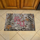 Florida State University Camo Scraper Mat