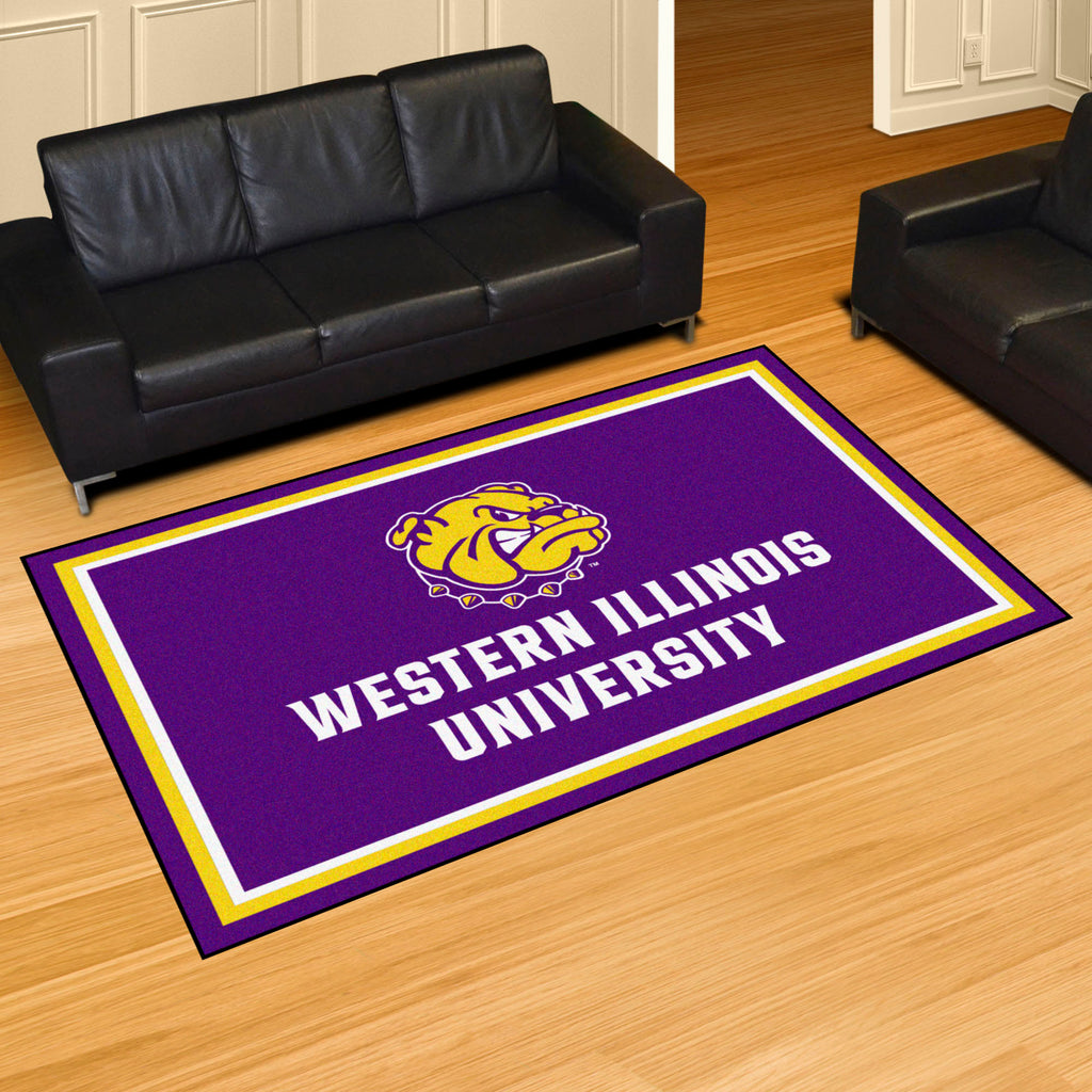 Western Illinois University 5x8 Rug