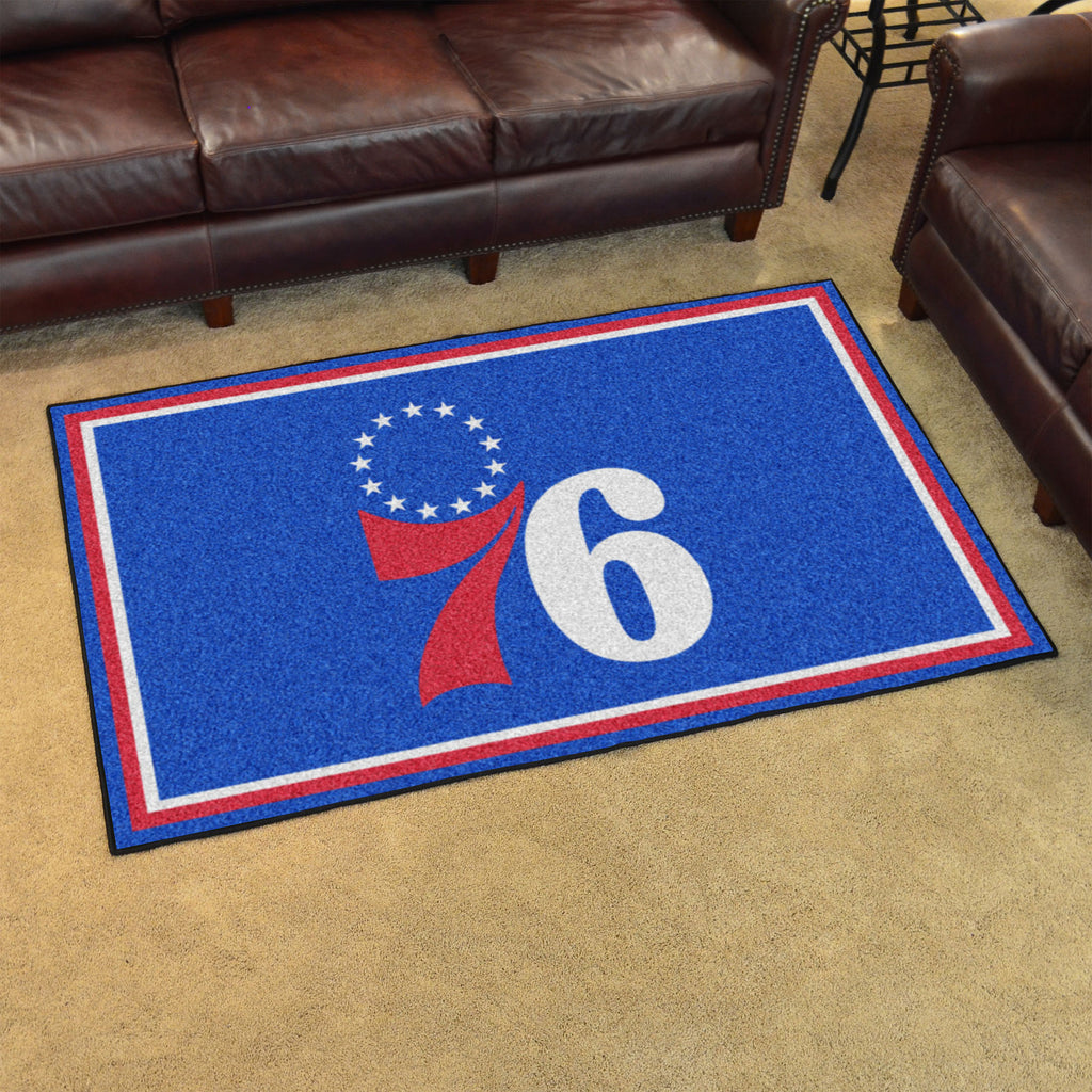 NBA - Philadelphia 76ers 4x6 Rug