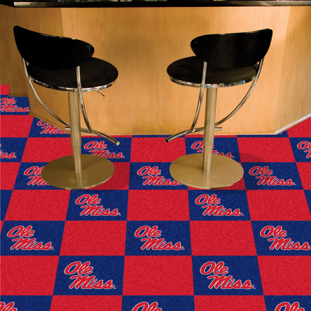 University of Mississippi - Ol Team Carpet Tiles