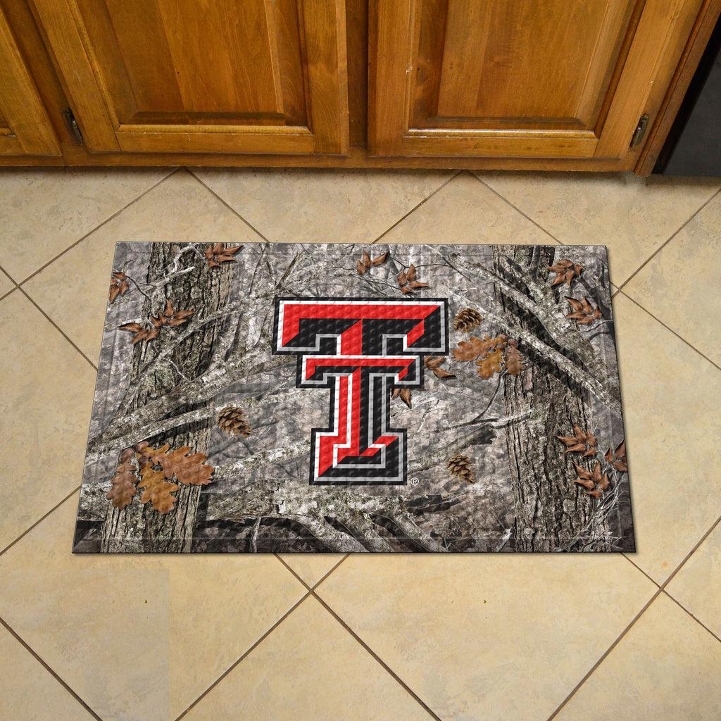 Texas Tech University Camo Scraper Mat