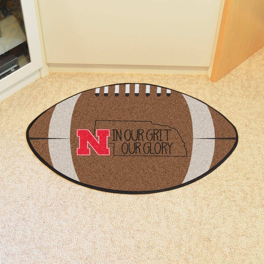 University of Nebraska Football Mat