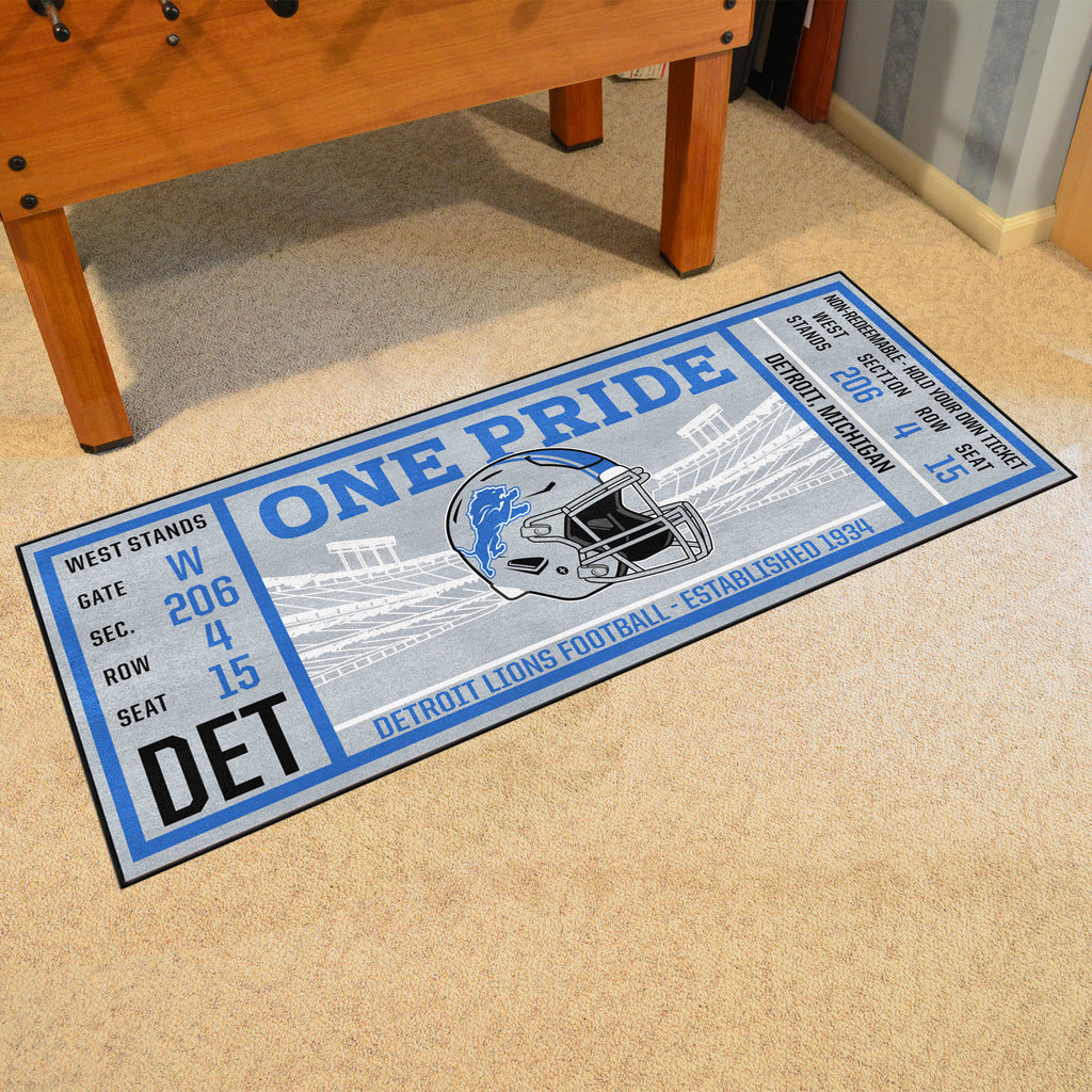 NFL - Detroit Lions Ticket Runner