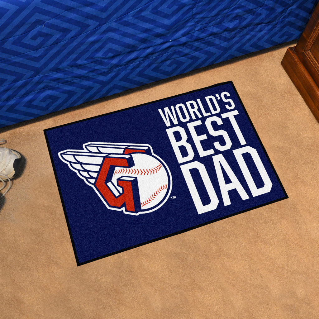 MLB - Cleveland Guardians Starter Mat - World's Best Dad