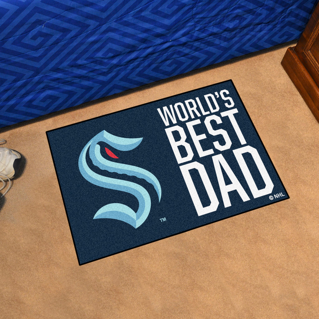 NHL - Seattle Kraken Starter Mat - World's Best Dad