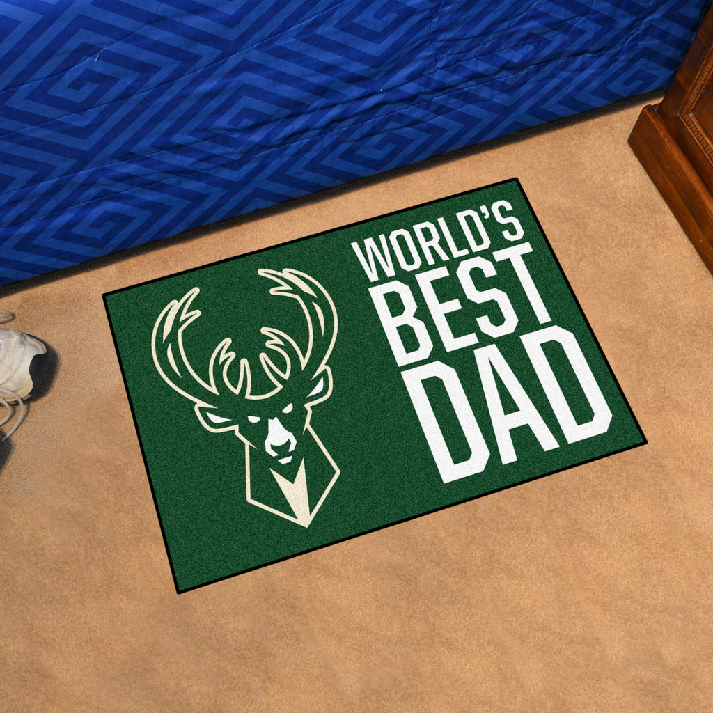 NBA - Milwaukee Bucks Starter Mat - World's Best Dad