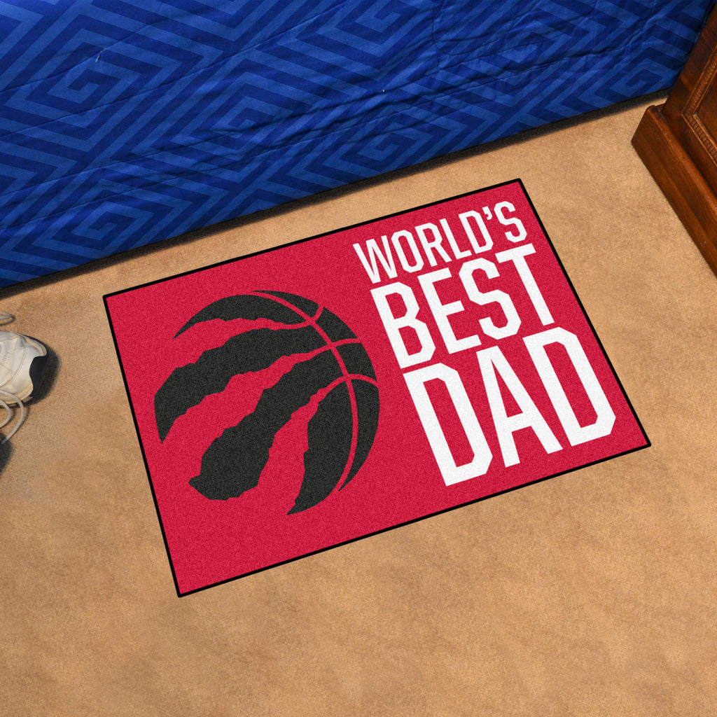 NBA - Toronto Raptors Starter Mat - World's Best Dad