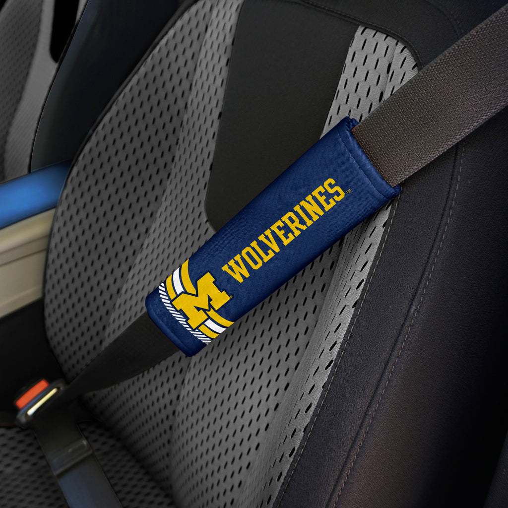 University of Michigan Rally Seatbelt Pad - Pair