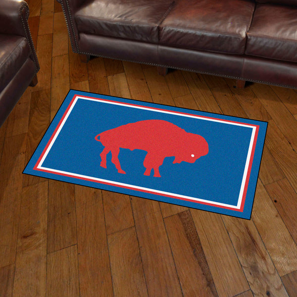 FANMATS Buffalo Bills 3ft. x 5ft. Plush Area Rug, NFL Vintage