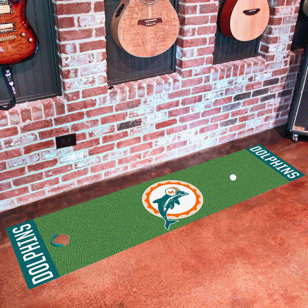 NFLV - Miami Dolphins Putting Green Mat