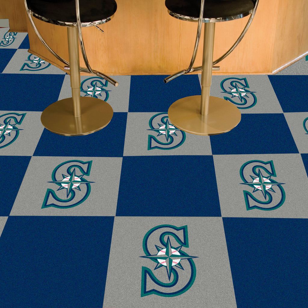 MLB - Seattle Mariners Team Carpet Tiles