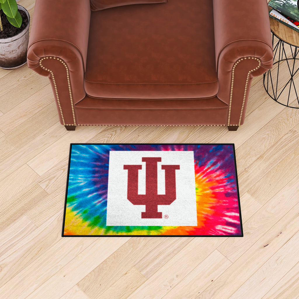 Indiana University Starter Mat - Tie Dye