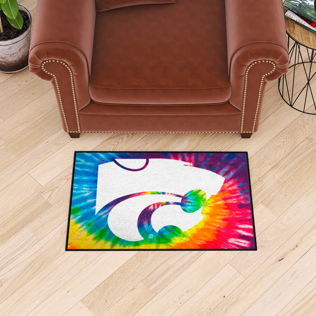 Kansas State University Starter Mat - Tie Dye