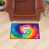 NC State University Starter Mat - Tie Dye