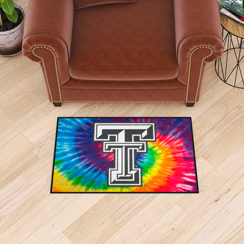 Texas Tech University Starter Mat - Tie Dye