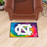 UNC Chapel Hill Starter Mat - Tie Dye