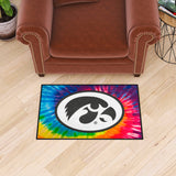 University of Iowa Starter Mat - Tie Dye