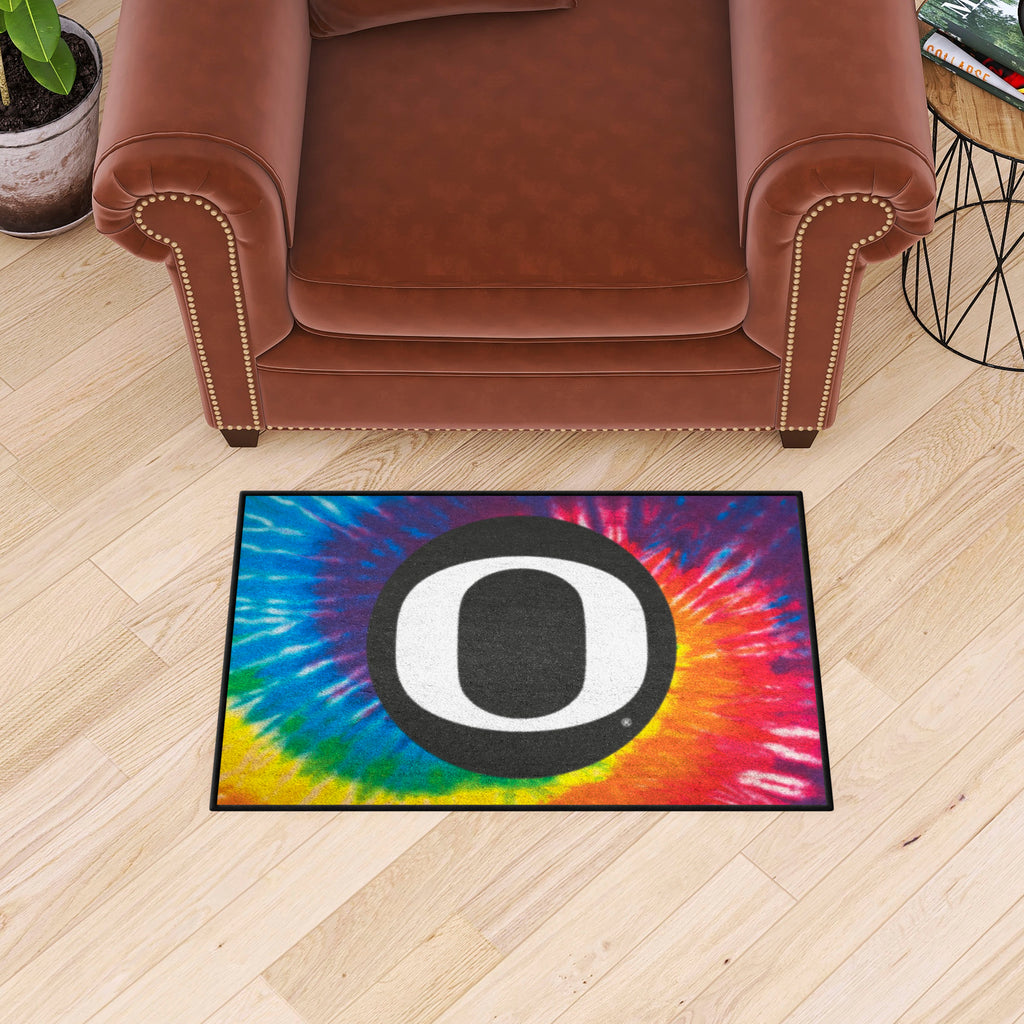 University of Oregon Starter Mat - Tie Dye