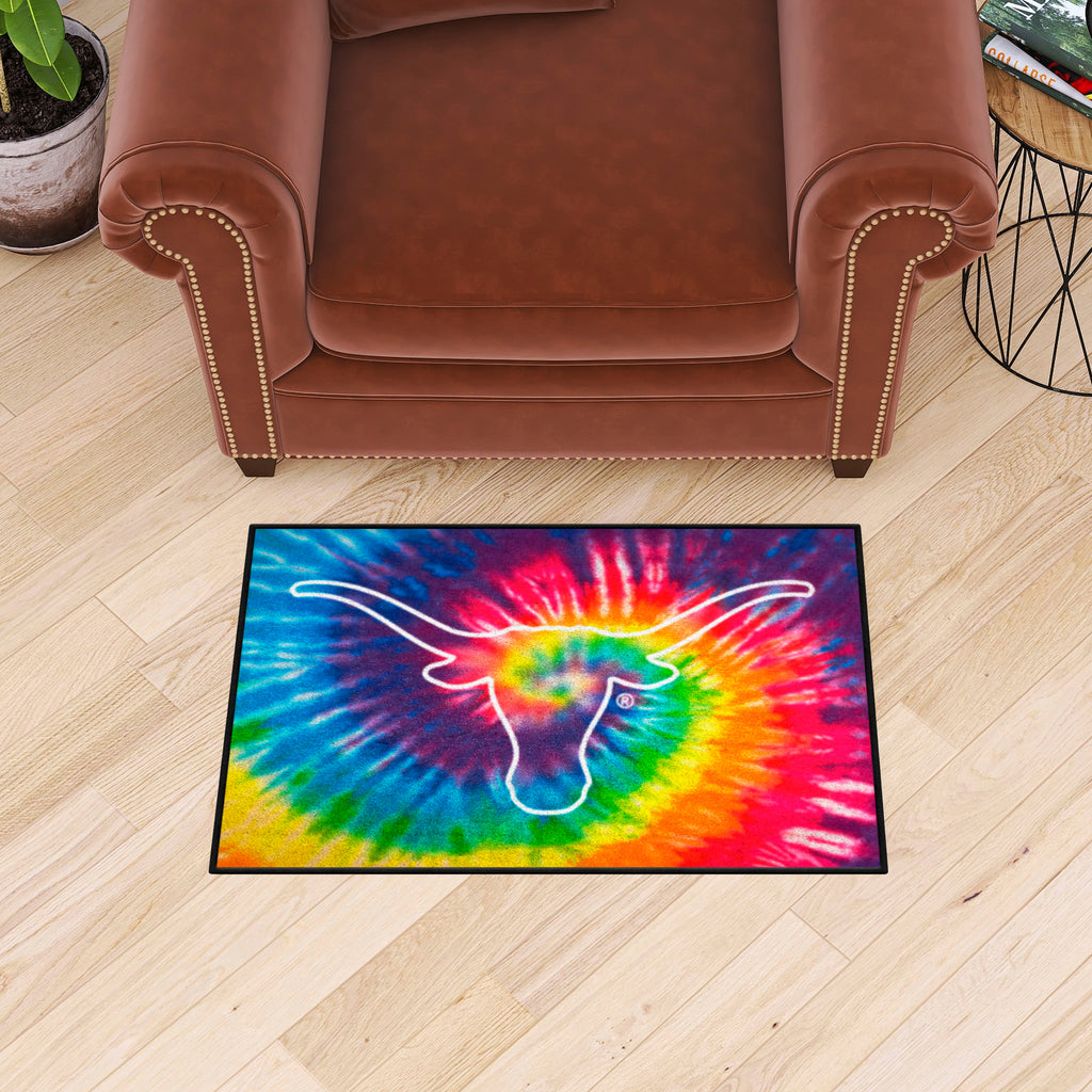 University of Texas Starter Mat - Tie Dye