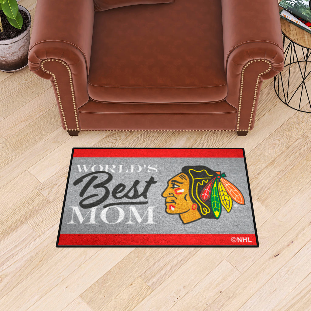 NHL - Chicago Blackhawks Starter Mat - World's Best Mom