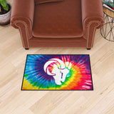 NFL - Los Angeles Rams Starter Mat - Tie Dye