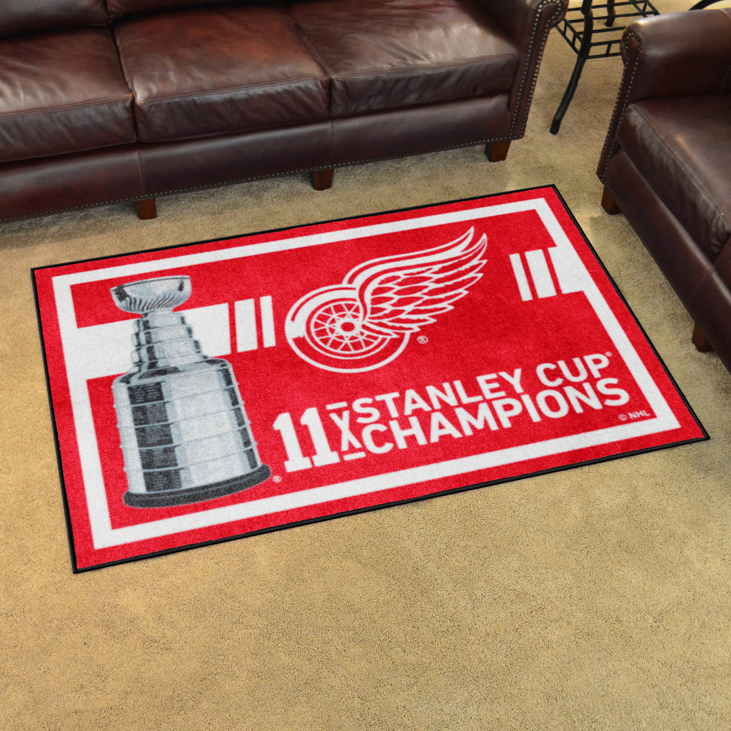 NHL - Detroit Red Wings 4x6 Rug