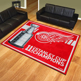 NHL - Detroit Red Wings 8x10 Rug