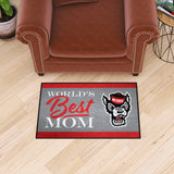 NC State University Starter Mat - World's Best Mom