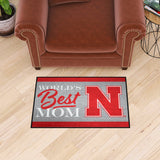 University of Nebraska Starter Mat - World's Best Mom