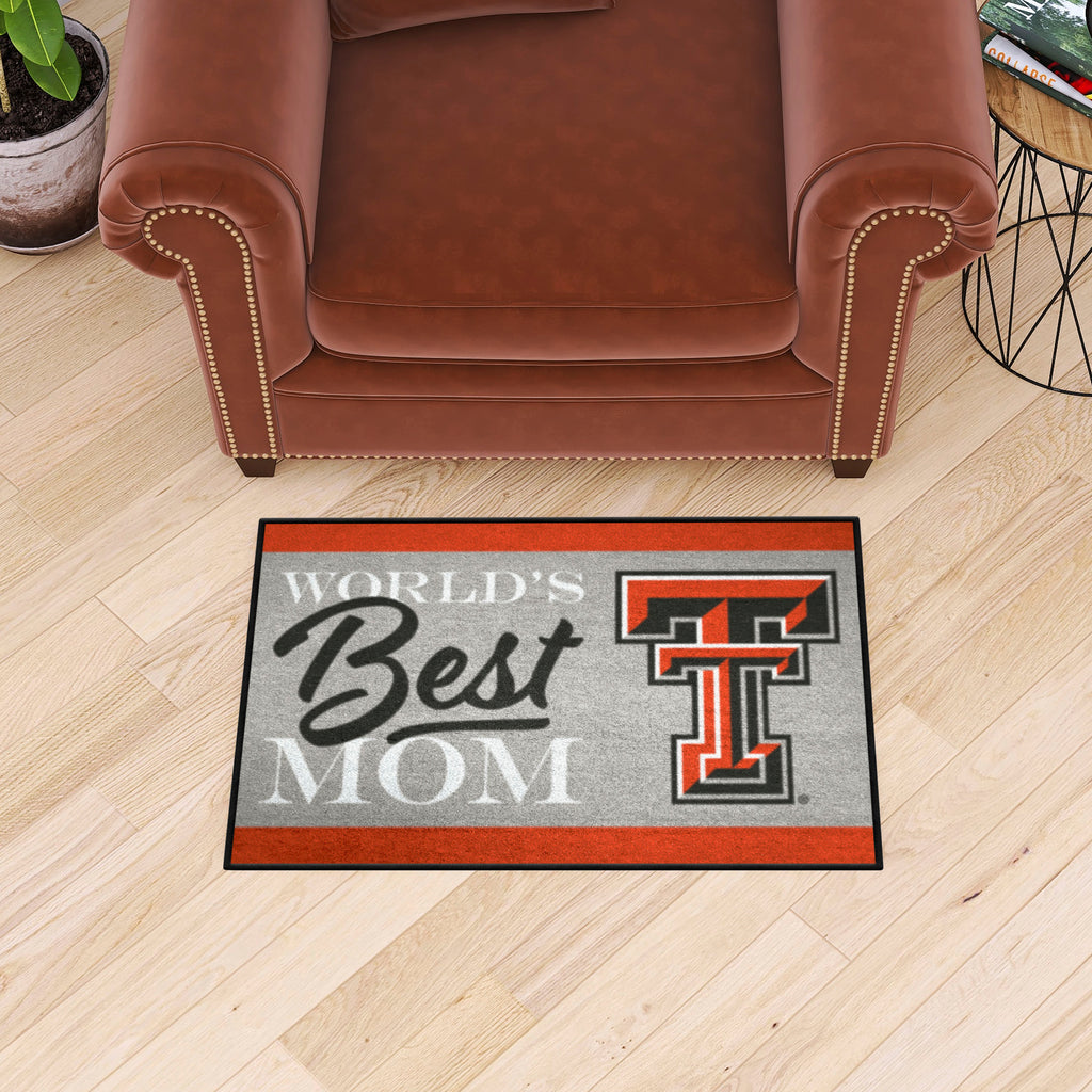 Texas Tech University Starter Mat - World's Best Mom