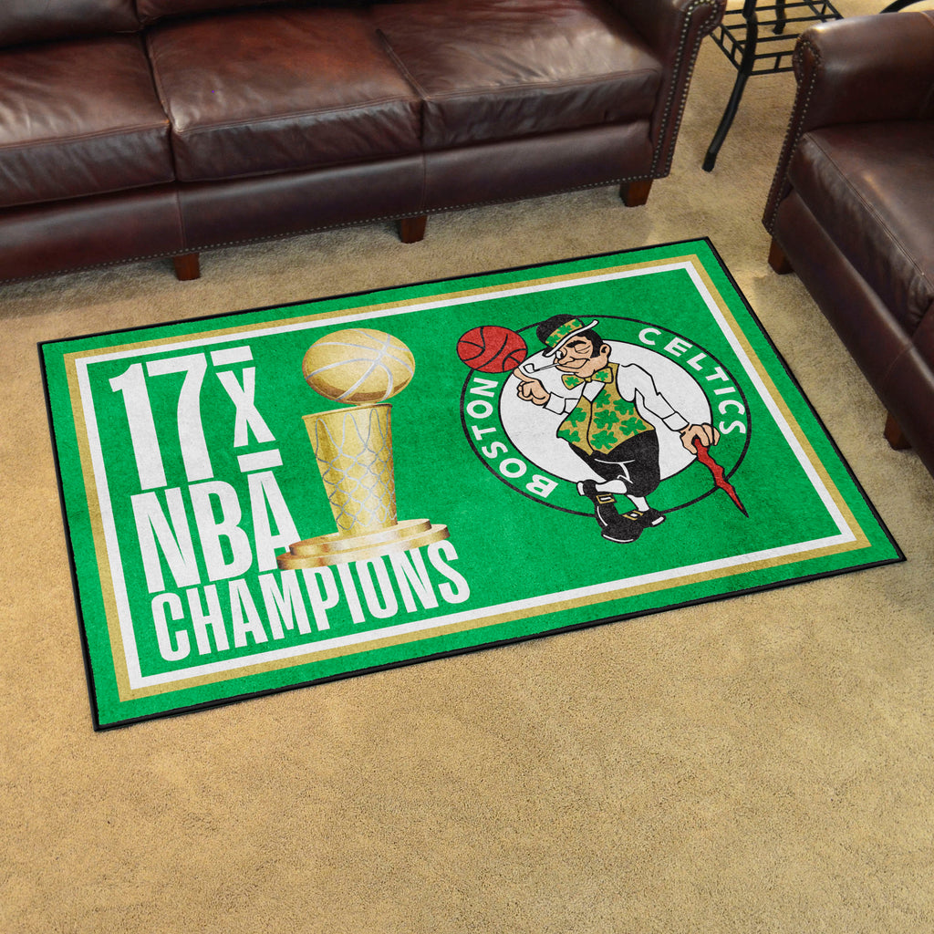 NBA - Boston Celtics 4x6 Rug