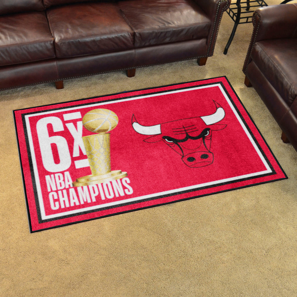 NBA - Chicago Bulls 4x6 Rug